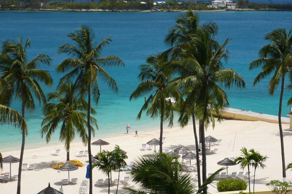 Hilton British Colonial one of the best beaches in Nassau Bahamas