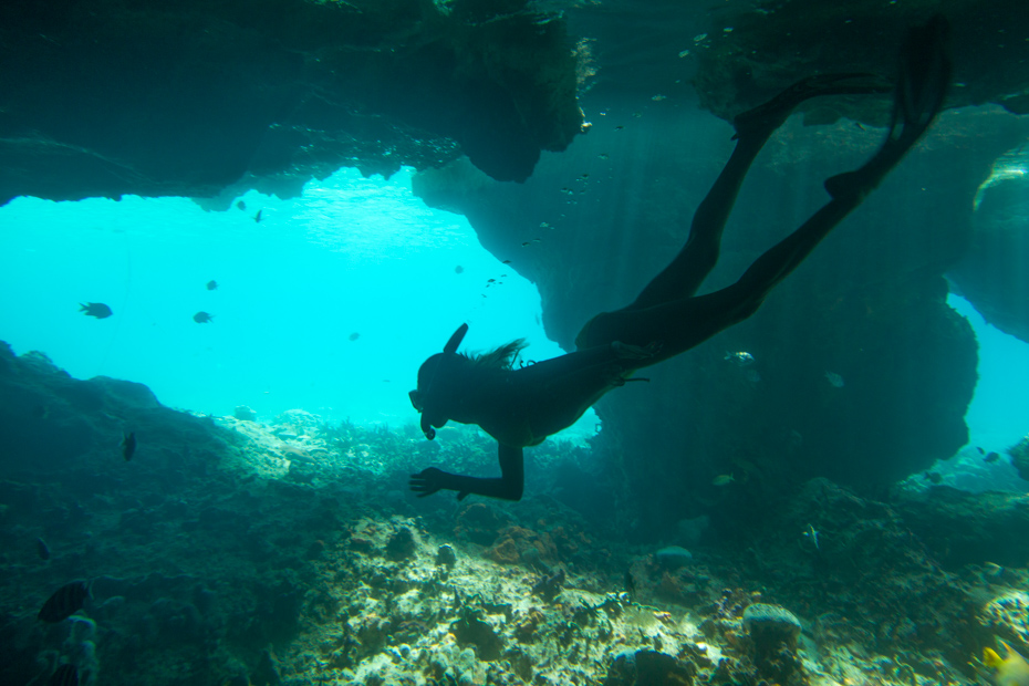 Thunderball Grotto Bahamas Tour, things to do in Exuma at Staniel Cay on a Bahamas day trip by plane with Bahamas Air Tours.