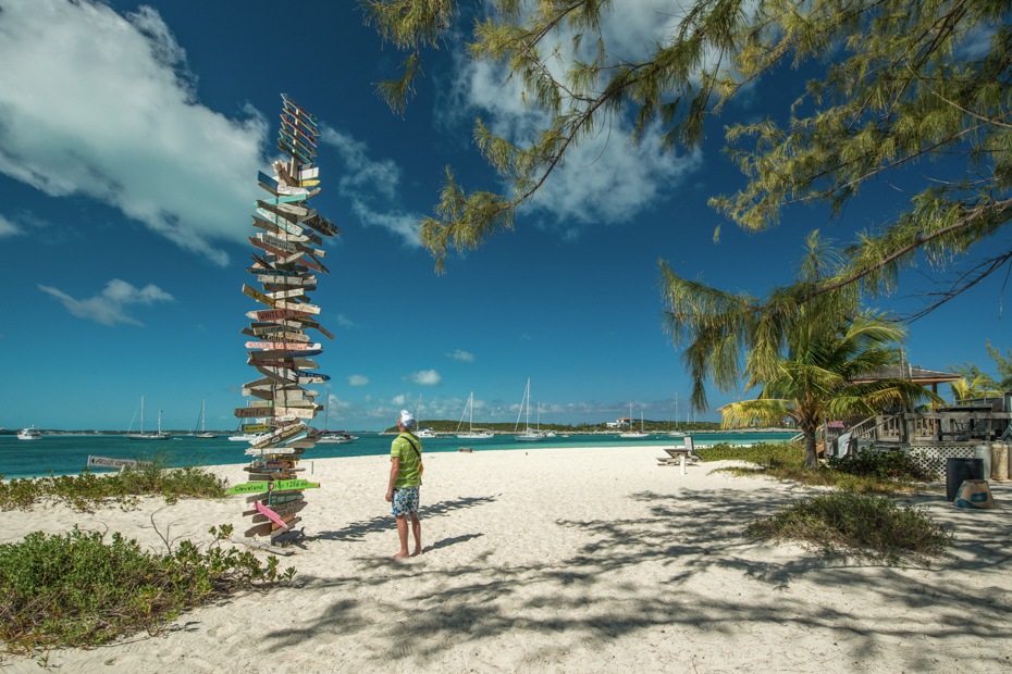 Things to do in Exuma at Stocking Island on Bahamas Islands Tour.