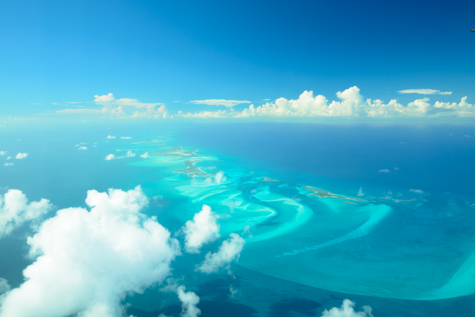 Astronauts say the view above the Exumas is the best view in the world. When taking a trip to Bahamas and going from Florida to Bahamas by plane, we will help you find the best Florida to Bahamas flights.