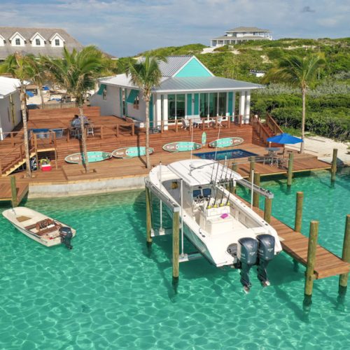 Stay at the Staniel Cay Villas in Exuma Bahamas. These stunning luxury water villas make the perfect Bahamas vacation