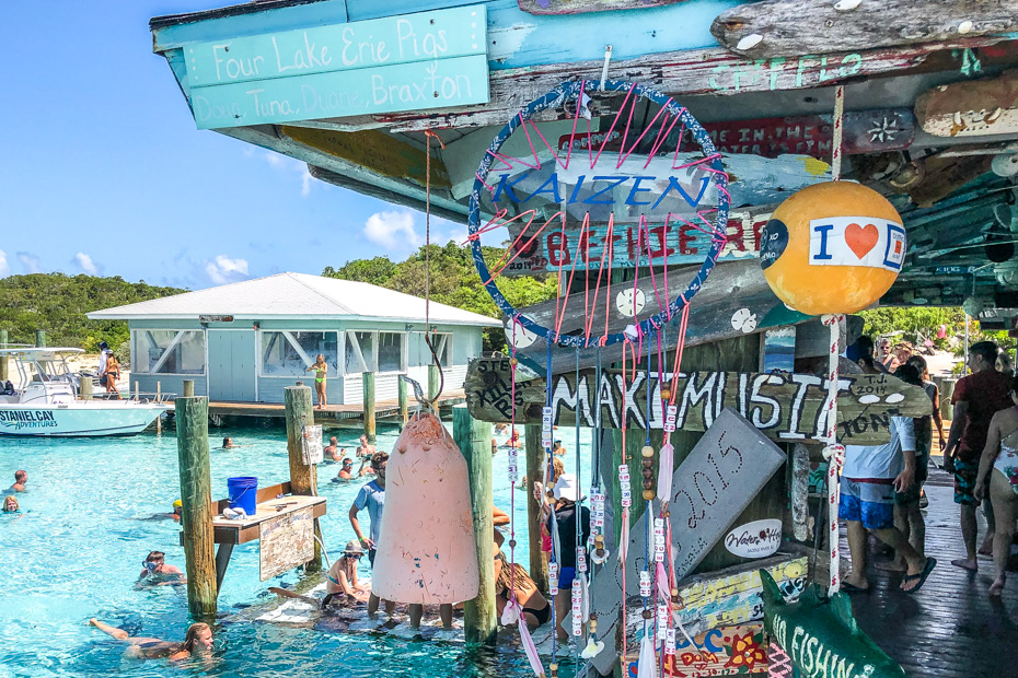 Getting to Exuma to visit the Bahamas Sharks at Compass Cay on an Exuma excursions from Nassau. Take an exciting exuma day trip from Nassau or Miami to go swimming with sharks at Compass Cay