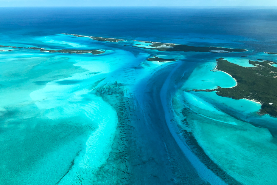 The Exumas are one of the best places to visit in bahamas, especially for your Bahamas honeymoon.