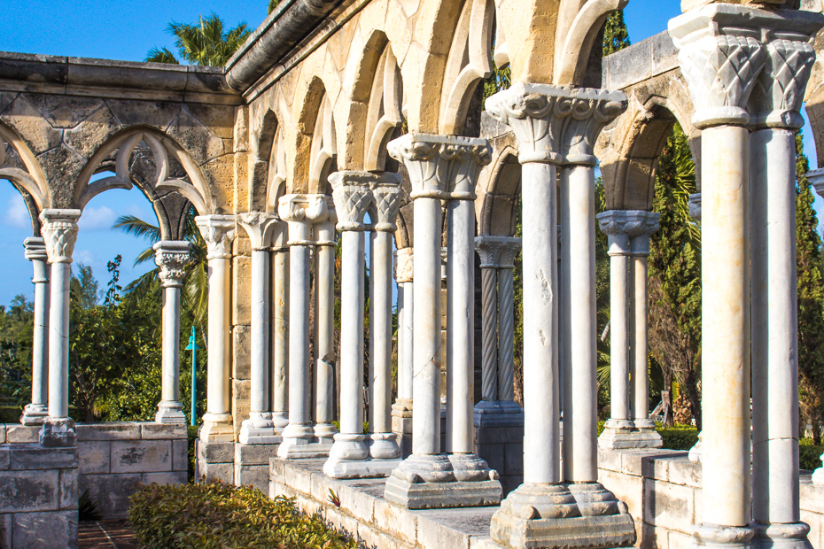 Things to do in Paradise Island: visit the French Cloisters and Versailles Garden at the Four Seasons Ocean Club to enjoy one of the top Paradise Island attractions.