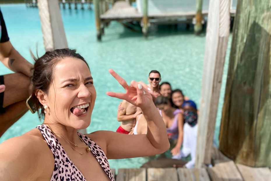 Miami to Bahamas Day Trip by plane to Compass Cay Exuma Swim with Sharks Experience in the Bahamas Exuma Islands. Fly by plane with day trips to Bahamas from Miami Florida with Bahamas Air Tours.