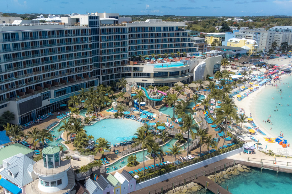 Margaritaville Beach Resort located on Junkanoo Beach is one of the best places to stay in Nassau Bahamas. One of only 3 beach Nassau Resorts located in downtown.